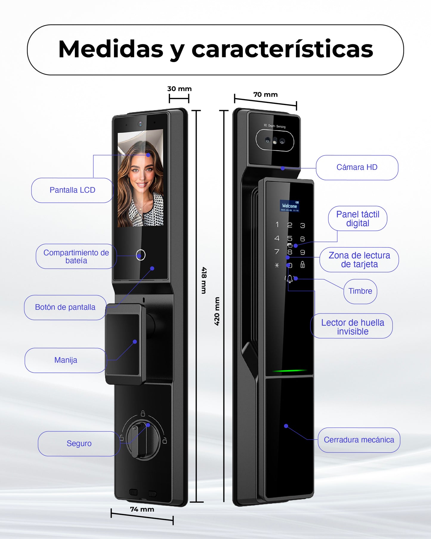 Cerradura inteligente P60